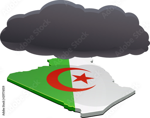 black cloud over Algeria