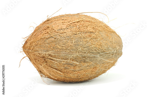Coconut Isolated on White Background