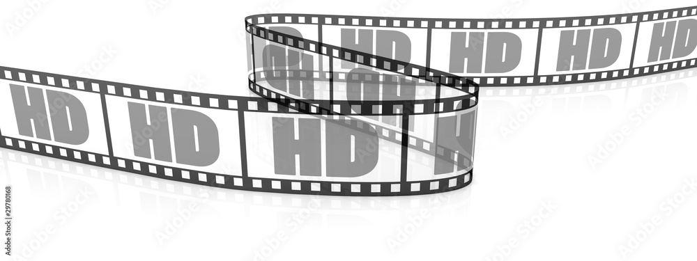 Film zigzag with word HD