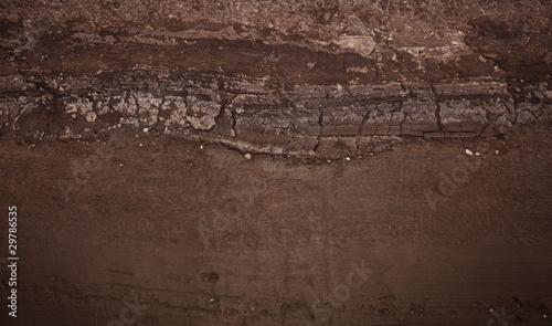 Underground soil layers