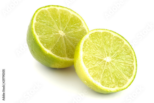 two parts of lime