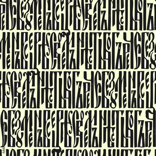 Seamless manuscript pattern