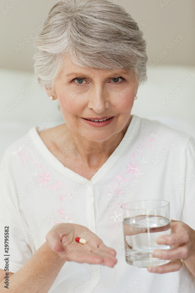Senior woman looking at the camera Senior woman looking at the camera