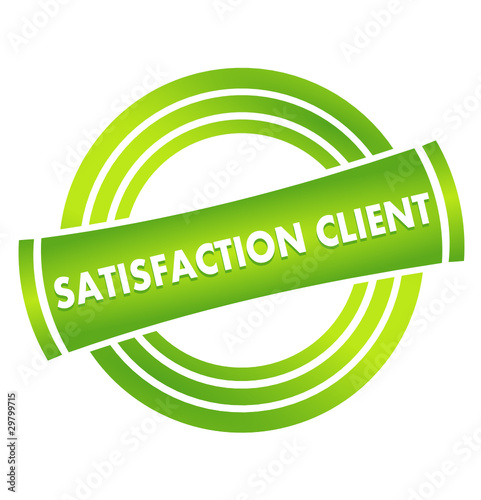 satisfaction client sur vignette verte