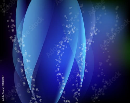 Ocean plant with air bubbles.