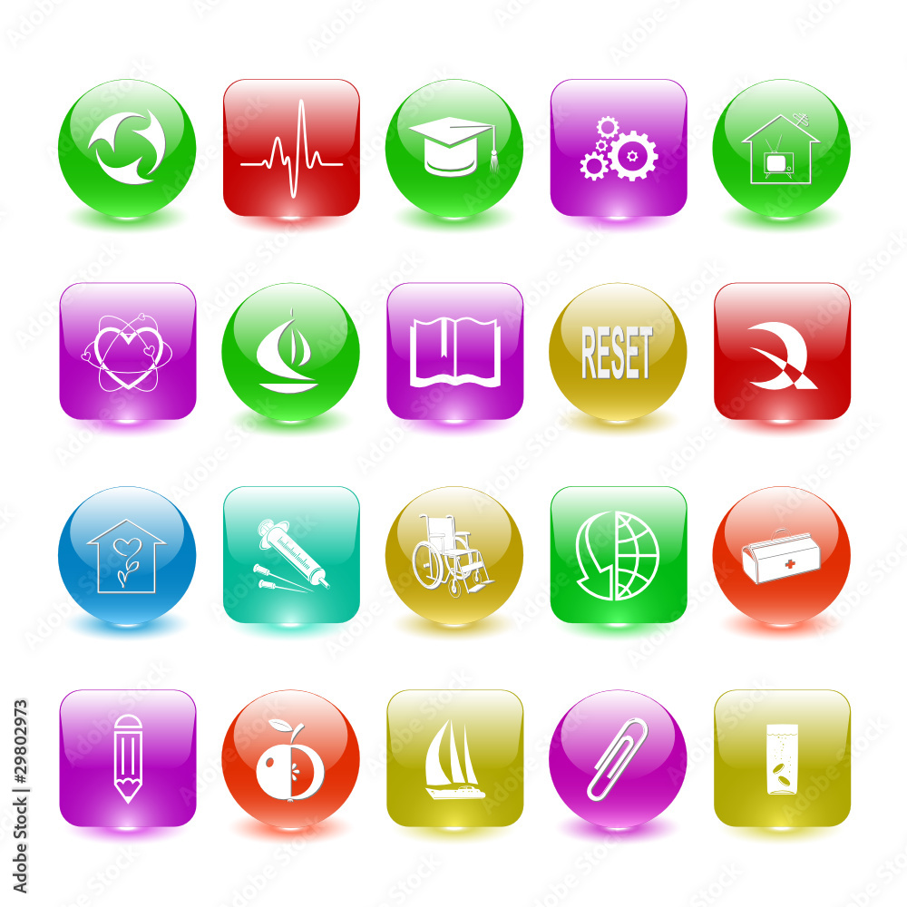 Vector set of interface elements Vector set of interface elements