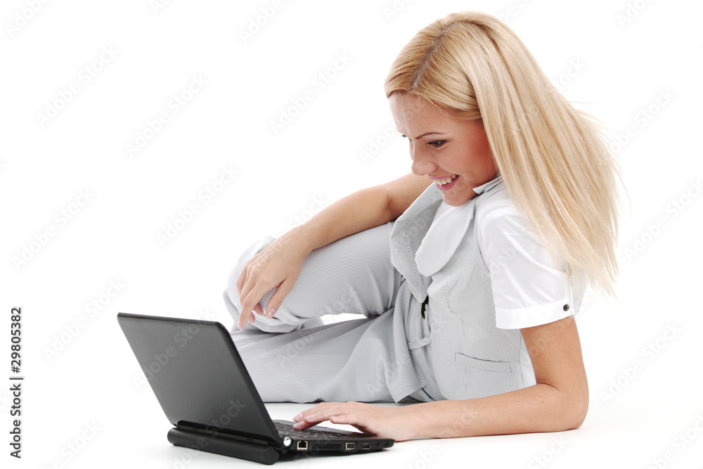 working on laptop working on laptop
