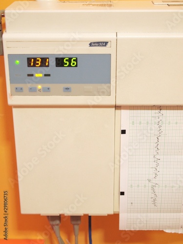 Blood pressure measurement in hospital photo