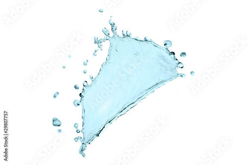 beautiful water splash freeze