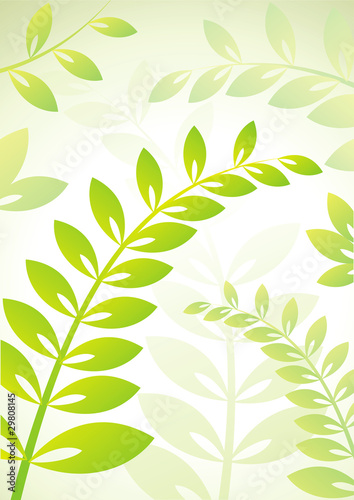 Background with plants