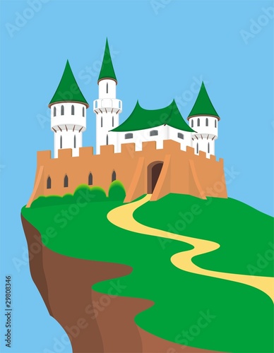 medieval chateau or castle