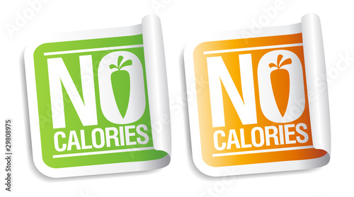 No calories stickers.