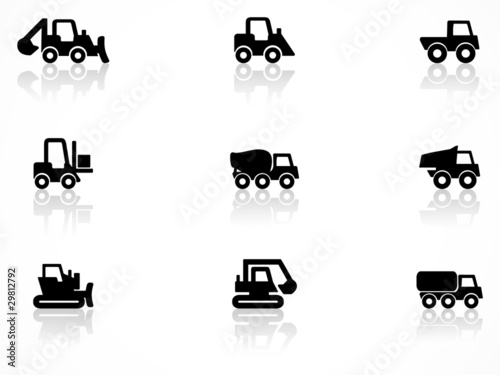 Construction machines symbols