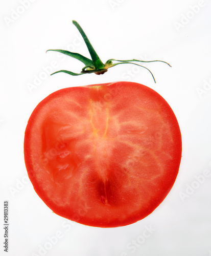Wallpaper Mural ISOLATED CUT TOMATO WITH WHITE BACKGROUND Torontodigital.ca