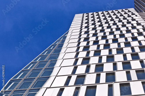 windows of office buildings