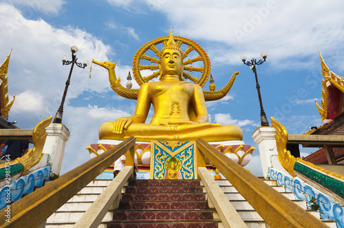 Fotografija big buddha statue on koh samui, thailand