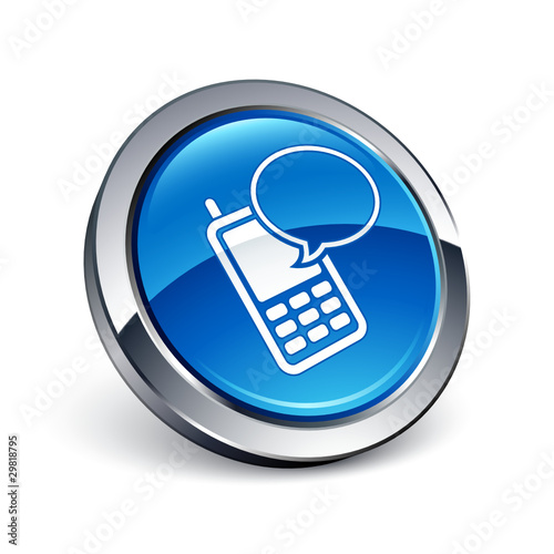 icône bouton internet téléphone