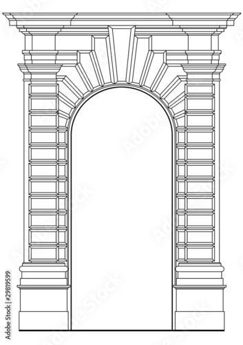 architectural element vector