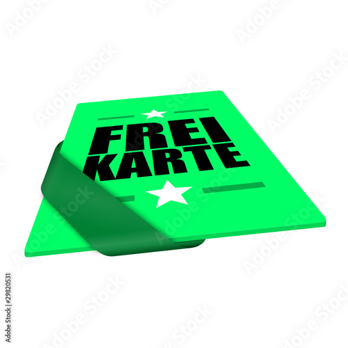 karte/schleife (s) freikarte I