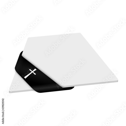 karte/schleife (s) kreuz II