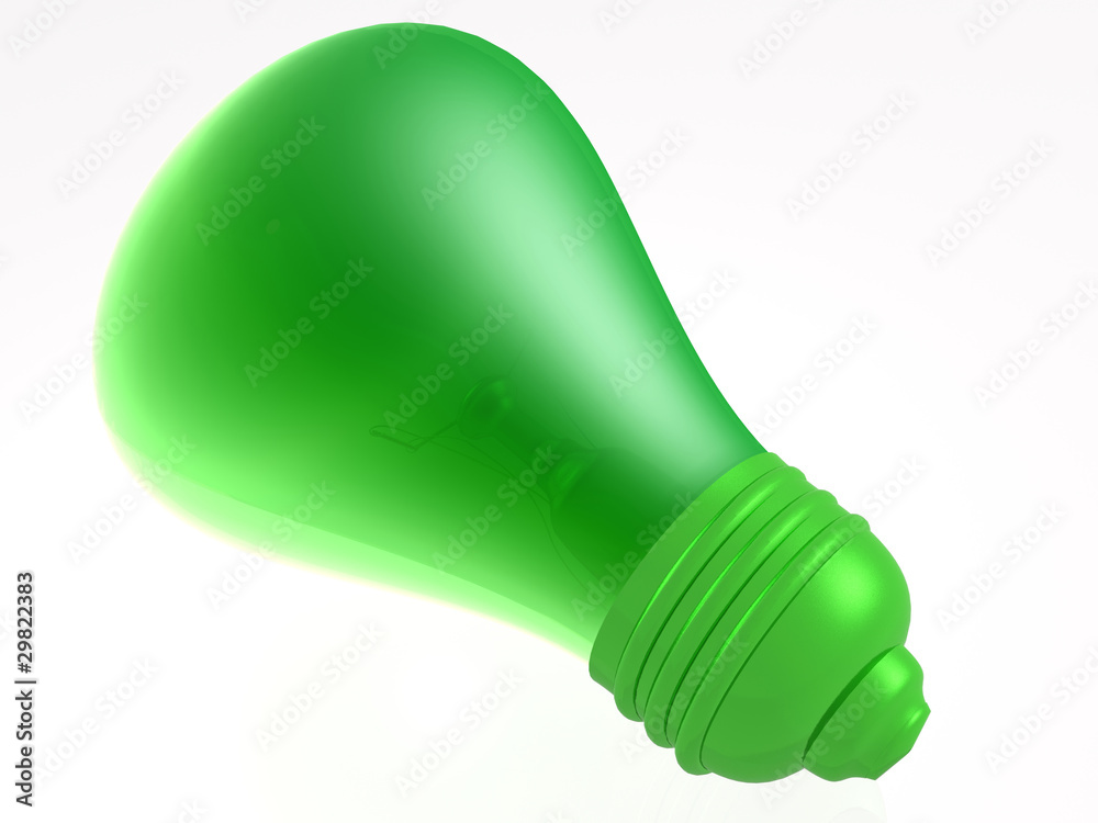 Green lamp Green lamp