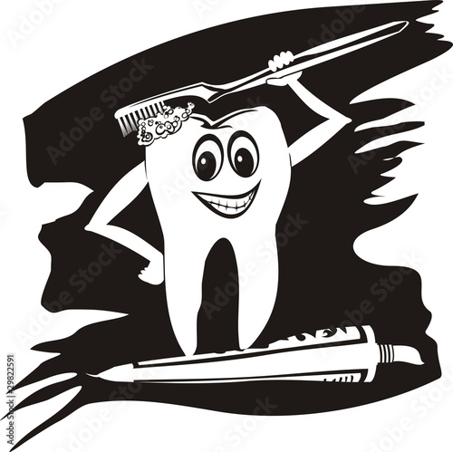 toothbrushing - clean the teeth