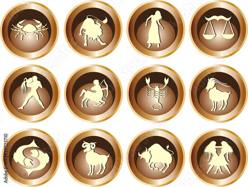 12 teiliges Horoskopset