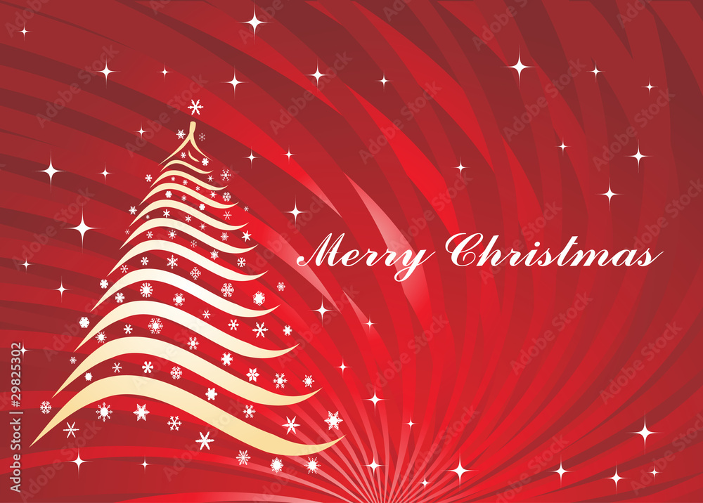 Christmas background with tree Christmas background with tree