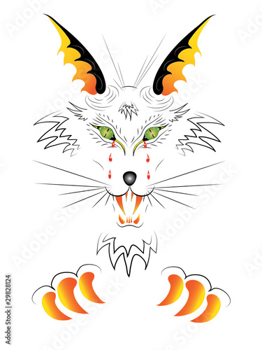 Crying cat.