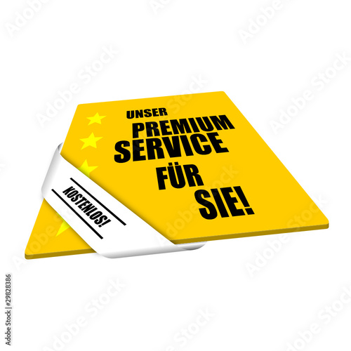 karte/schleife (s) unser premium service für sie I