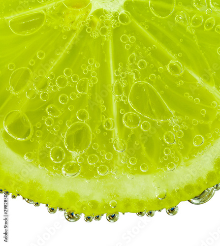 lime with bubbles