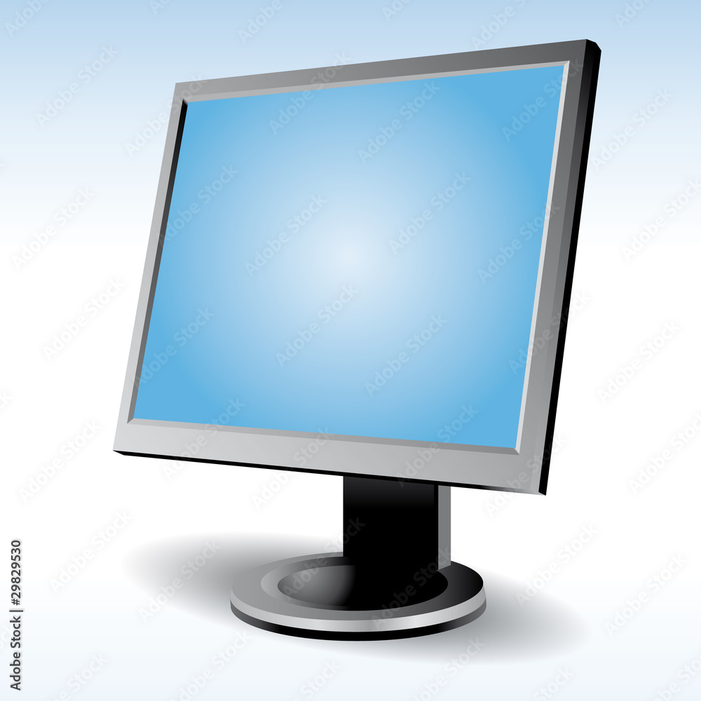 écran d'ordinateur ou télévision