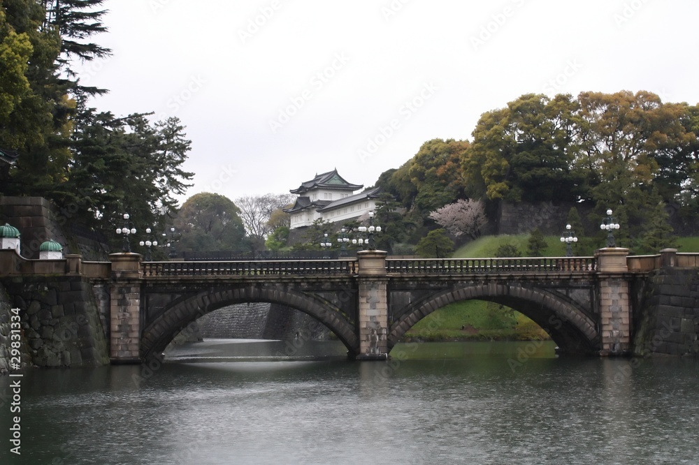 Double-bridge Nijubashi of the Imperial Palace