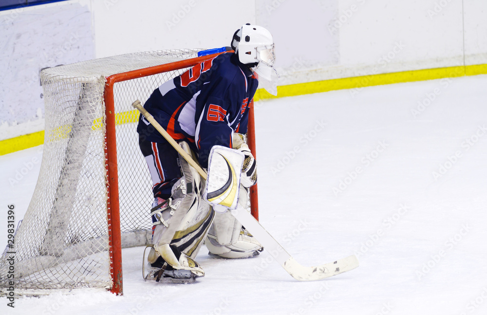 Naklejka premium hockey goalie