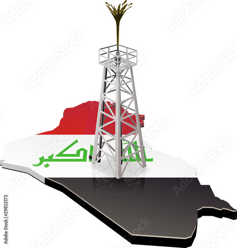 Oil Geyser in Iraq
