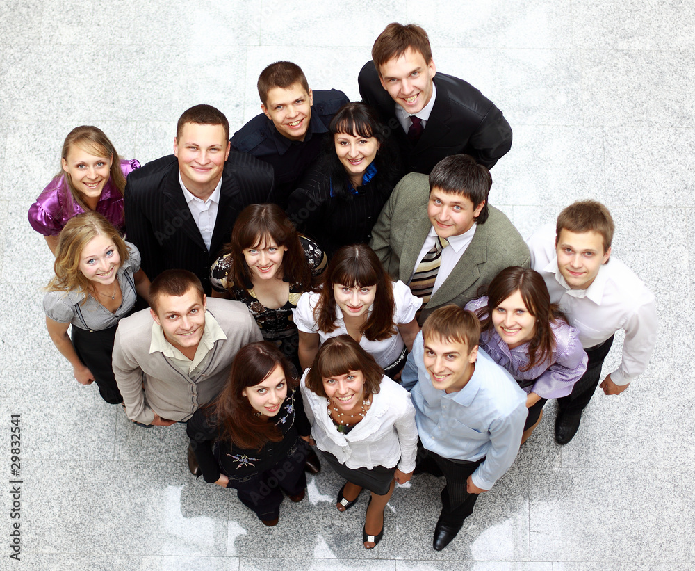 Large group of business people. Over white background Large group of business people. Over white background