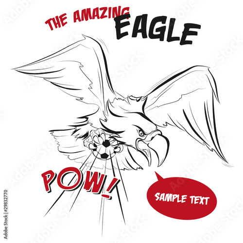 The Amazing Eagle Sport Mascot