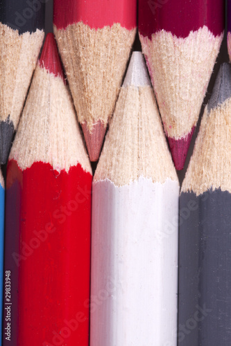 colorfull colored pencils