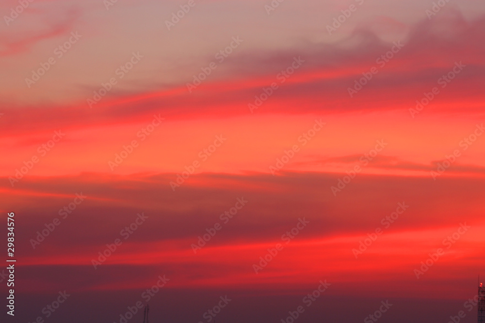 Amazing sunset in Bangkok, Thailand. Amazing sunset in Bangkok, Thailand.