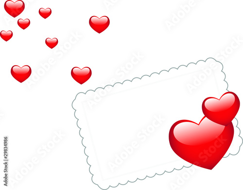 Carte pour la saint valentin