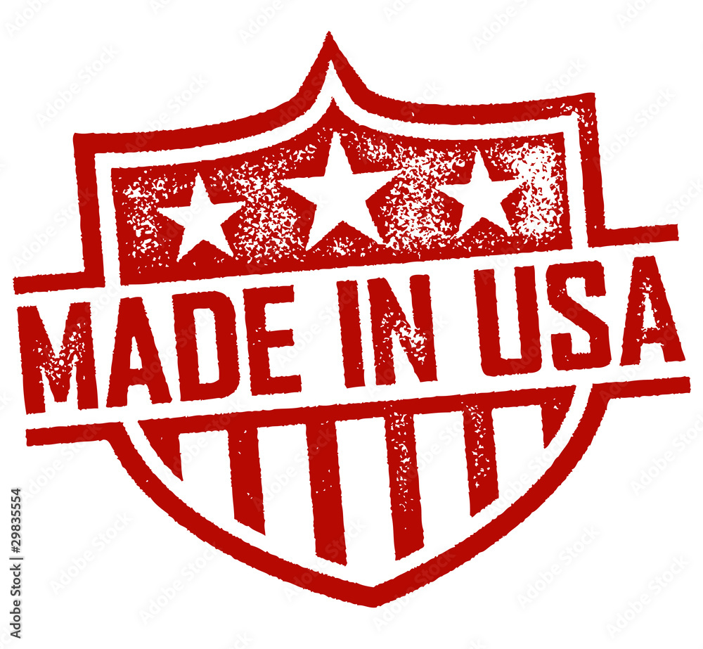 Made in USA Stamp Stock Vector Adobe Stock