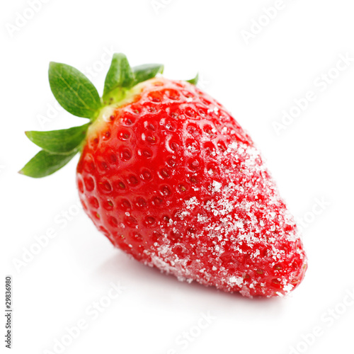 Strawberry with sugar