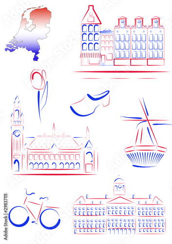 Netherlands sights and symbols