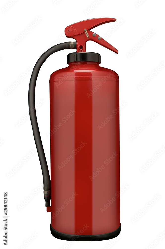 Fototapeta premium Fire Extinguisher On White Background