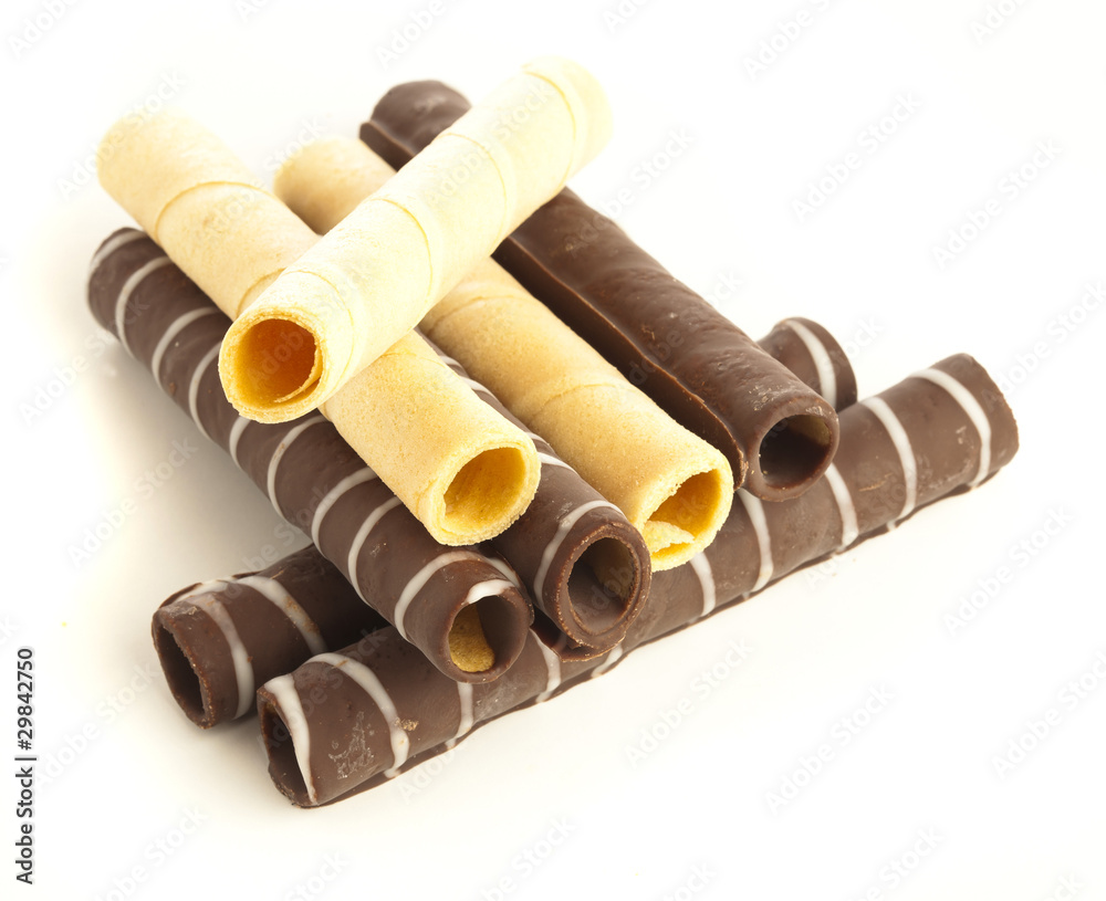 chocolate tubes
