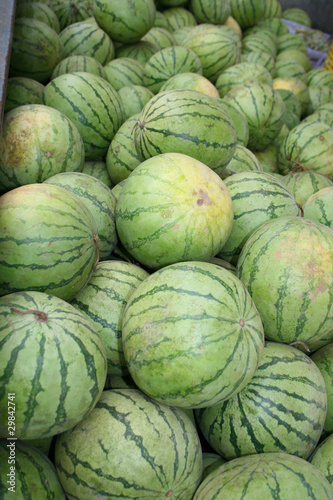 Watermelon in Vientiane, Loas.