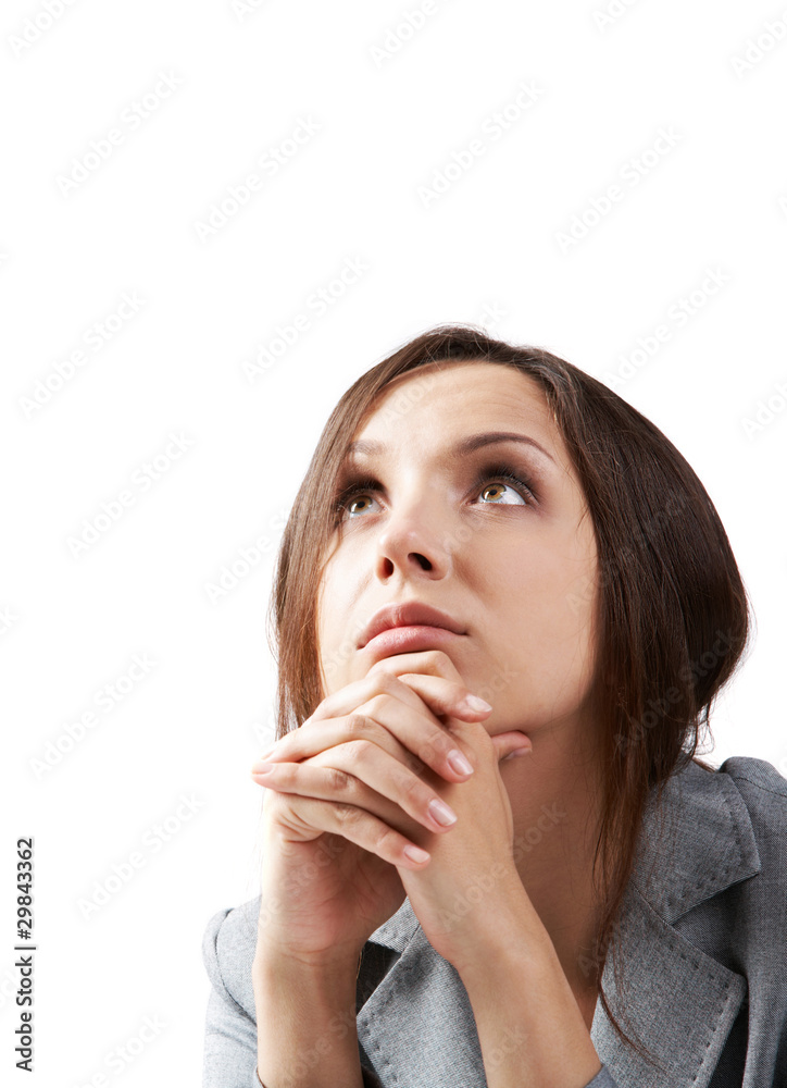 Pensive woman Pensive woman