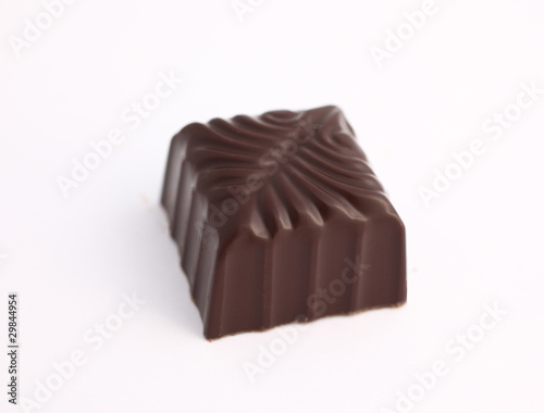 chocolate candy isolated on white background