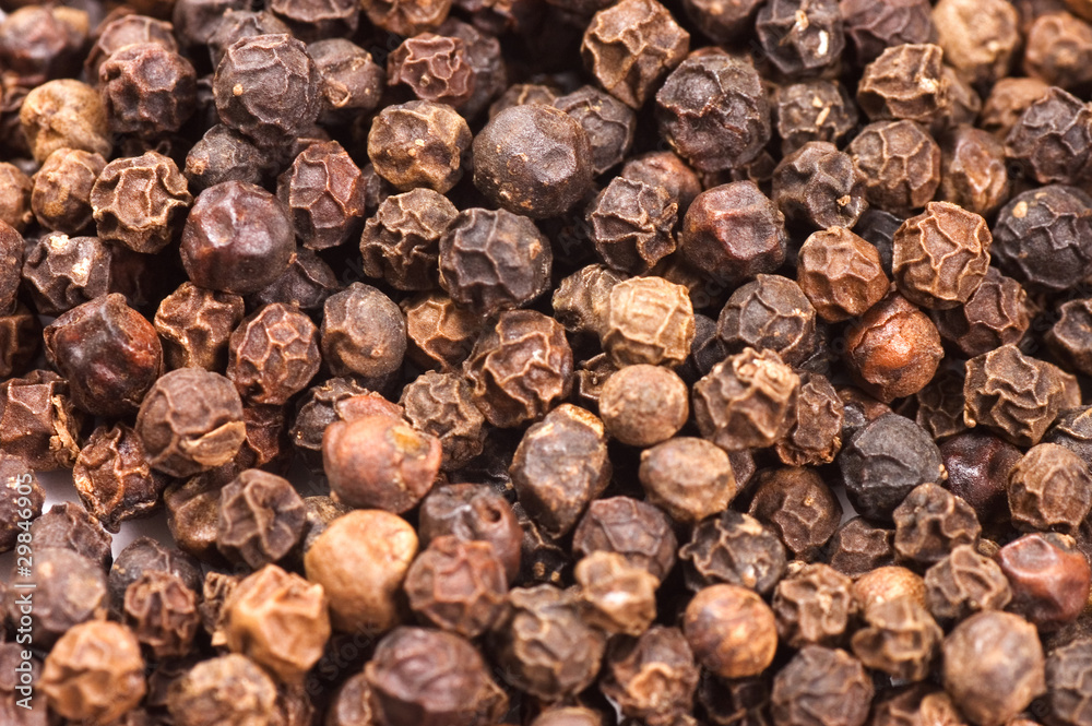 Black Peppercorns close up Black Peppercorns close up