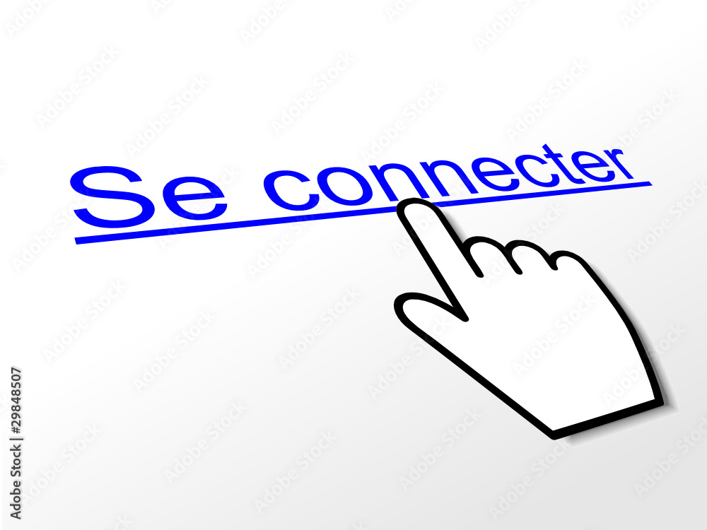 Lien Hypertexte Se Connecter Connexion Web Internet Bouton Stock Vector Adobe Stock